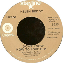 Helen Reddy I Don't Know How To Love Him USED VINYL 7INCH 45 RPM