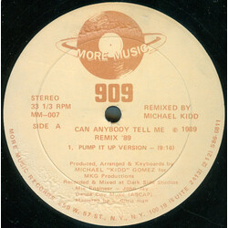 909 (3) Can Anybody Tell Me (Remix '89) Vinyl 12" USED