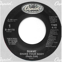 Suavé Shake Your Body USED VINYL 7INCH
