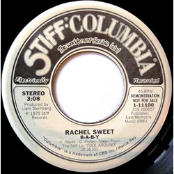 Rachel Sweet B-A-B-Y Vinyl 7" USED