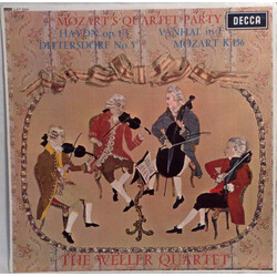 Joseph Haydn / Johann Baptist Vanhal / Carl Ditters Von Dittersdorf / Wolfgang Amadeus Mozart / Weller-Quartett Mozart's Quartet Party Vinyl LP USED