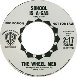 The Wheel Men School Is A/Gas / Hon-Da Beach USED VINYL 7INCH PROMO