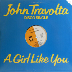John Travolta A Girl Like You USED VINYL 12INCH 33 S RPM SINGLE PROMO