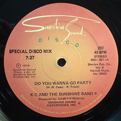 KC & The Sunshine Band Do You Wanna Go Party USED VINYL 12INCH 45 RPM STEREO