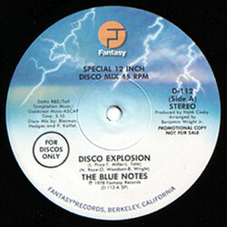 The Blue Notes Disco Explosion / All I Need USED VINYL 12INCH 45 RPM PROMO