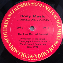 Various Sony Music Carrollton, Georgia: 1981-1991 The Last Record Pressed Vinyl LP USED