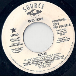 Opus Seven Bussle USED VINYL 7INCH 45 RPM SINGLE PROMO