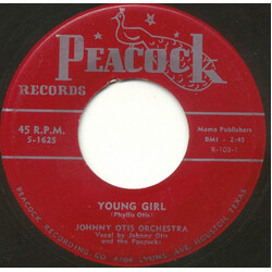 Johnny Otis And His Orchestra Young Girl / Rock Me Baby USED VINYL 7INCH 45 RPM SINGLE