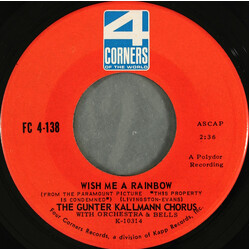 Günter Kallmann Chor und Orchester Wish Me A Rainbow / The Day The Rains Came USED VINYL 7INCH 45 RPM SINGLE