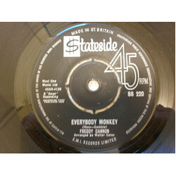 Freddy Cannon Everybody Monkey USED VINYL 7INCH 45 RPM MONO