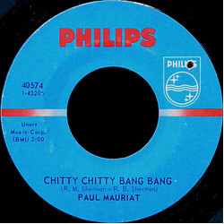 Paul Mauriat And His Orchestra Chitty Chitty Bang Bang USED VINYL 7INCH 45 RPM STYRENE