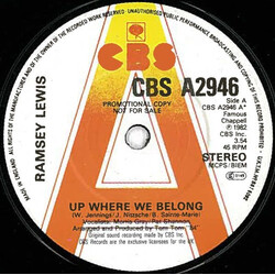 Ramsey Lewis Up Where We Belong USED VINYL 7INCH SINGLE PROMO