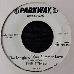 The Tymes The Magic Of Summer Love / With All My Heart USED VINYL 7INCH 45 RPM SINGLE PROMO