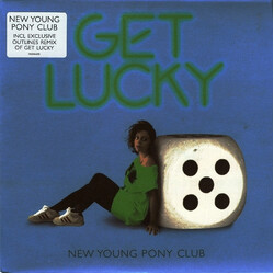 New Young Pony Club Get Lucky USED VINYL 7INCH 45 RPM SINGLE REISSUE
