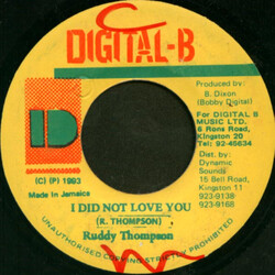 Ruddy Thomas I Did Not Love You Vinyl 7" USED