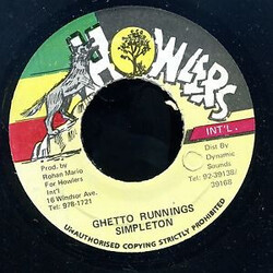 Simpleton Ghetto Runnings Vinyl 7" USED