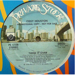 Cissy Houston Think It Over USED VINYL 12INCH 45 RPM PROMO