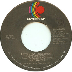 Isaac Hayes Let's Stay Together / Soulsville USED VINYL 7INCH 45 RPM SINGLE