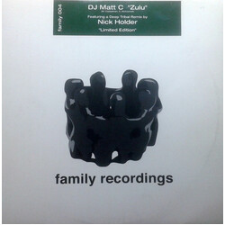 DJ Matt C Zulu USED VINYL 12INCH LIMITED EDITION