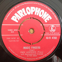 Zack Laurence Magic Fingers USED VINYL 7INCH 45 RPM