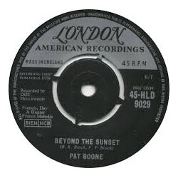 Pat Boone Beyond The Sunset / Faithful Heart USED VINYL 7INCH 45 RPM MONO