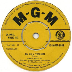 Sheb Wooley My Only Treasure USED VINYL 7INCH 45 RPM SINGLE