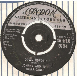Johnny And The Hurricanes Down Yonder USED VINYL 7INCH 45 RPM SINGLE