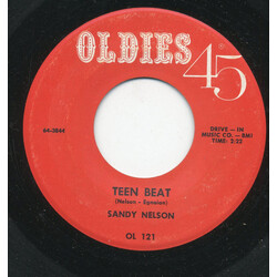 Sandy Nelson / The Spaniels Teen Beat / Baby Come Along With Me USED VINYL 7INCH 45 RPM SINGLE