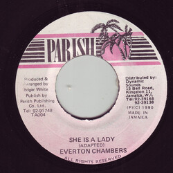 Everton Chambers She Is A Lady USED VINYL 7INCH 45 RPM