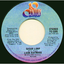 Leon Haywood Sugar Lump / That Sweet Woman Of Mine VINYL 7" USED