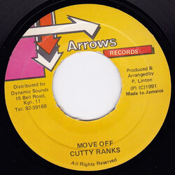 Cutty Ranks Move Off USED VINYL 7INCH 45 RPM