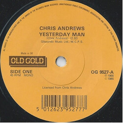 Chris Andrews (3) Yesterday Man USED VINYL 7INCH 45 RPM REISSUE MONO