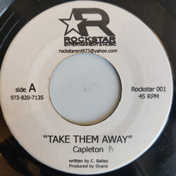 Capleton / Zebulun Take Them Away / I Give Praises USED VINYL 7INCH 45 RPM SINGLE