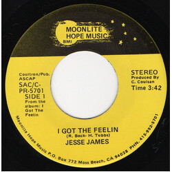 Jesse James (2) I Got The Feelin / Let Me Show You USED VINYL 7INCH 45 RPM SINGLE