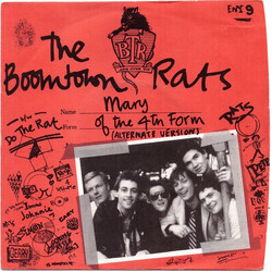 The Boomtown Rats Mary Of The 4th Form (Alternate Version) USED VINYL 7INCH SINGLE 45 RPM