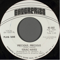 Isaac Hayes Precious, Precious USED VINYL 7INCH 45 RPM PROMO