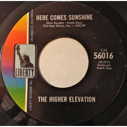 The Higher Elevation Here Comes Sunshine USED VINYL 7INCH 45 RPM SINGLE