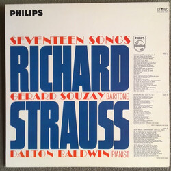 Gérard Souzay / Richard Strauss Seventeen Songs Vinyl LP USED