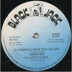 Danny Ray (2) Jamaica I Hear You Calling USED VINYL 12INCH