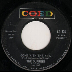 The Duprees Gone With The Wind / Let's Make Love Again USED VINYL 7INCH 45 RPM SINGLE