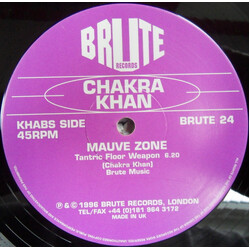Chakra Khan Mauve Zone USED VINYL 12INCH 45 RPM