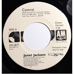 Janet Jackson Control USED VINYL 7INCH 45 RPM PROMO