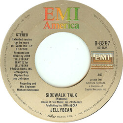 John "Jellybean" Benitez Sidewalk Talk VINYL 7" USED