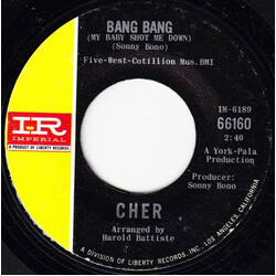 Cher Bang Bang (My Baby Shot Me Down) / Our Day Will Come USED VINYL 7INCH 45 RPM SINGLE STYRENE