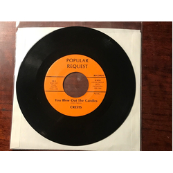 The Crests / Four Directions You Blew Out The Candles / Tonight We Love Vinyl 7" USED