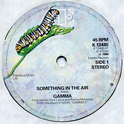 Gamma (5) Something In The Air USED VINYL 7INCH 45 RPM SINGLE