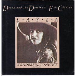 Derek & The Dominos / Eric Clapton Layla / Wonderful Tonight (Live Version) USED VINYL 7INCH 45 RPM SINGLE