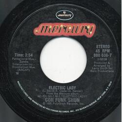 Con Funk Shun Electric Lady USED VINYL 7INCH 45 RPM SINGLE STYRENE