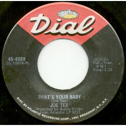 Joe Tex That's Your Baby USED VINYL 7INCH 45 RPM SINGLE