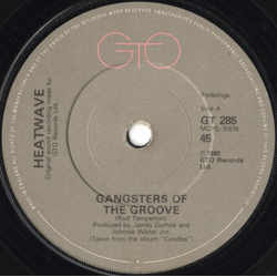 Heatwave Gangsters Of The Groove Vinyl 7" USED